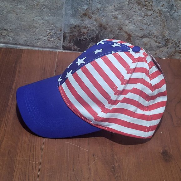 Gertex Stars And Stripes American Hat Cap Snapback - Picture 8 of 13